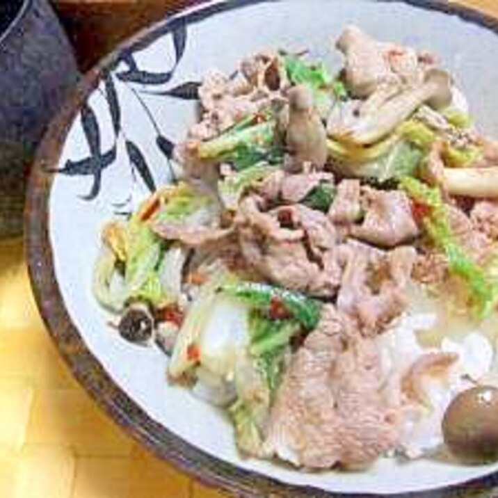 豆板醤DE豚丼!